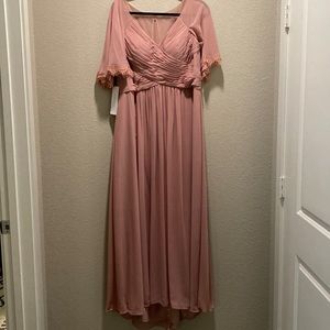 AZAZIE DUSTY ROSE DRESS